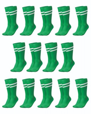 Photo of RONEX Soccer Socks - Set of 14 Pairs - Emerald/White