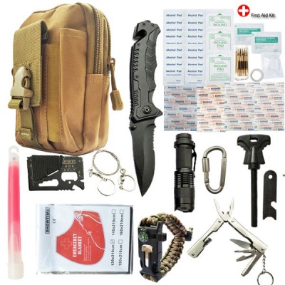 Photo of Xtreme Xccessories Xtreme 50 Piece Brown Camouflage Survival Kit