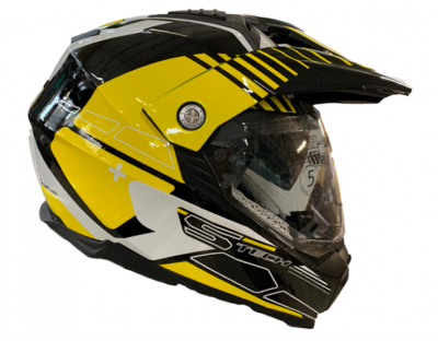 Photo of Stealth Cross Tour 2 Yellow Tech Helmet