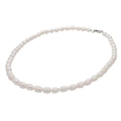 Photo of Lily Rose Lily & Rose 6mm White Freshwater Pearl Necklace - 43 cm long
