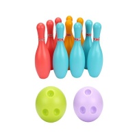 Educational Bowling Pin Set With 2 Balls Toys For Kids QJ 557 1 10 Pieces