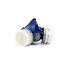 Dromex - Double Midi-Half Mask PVC - Blue Photo