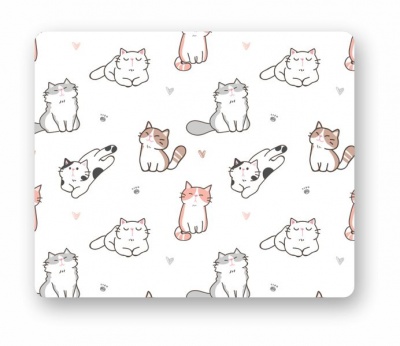 Photo of Printoria Cat Background Themed Mouse Pad
