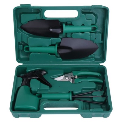 5 Pieces Gardening Hand Tools with Carry Case XF0899