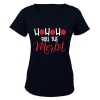 Ho Ho Ho - Pass the Merlot - Christmas - Ladies - T-Shirt Photo