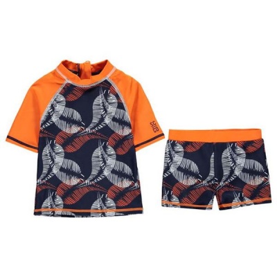 Photo of SoulCal Infant Boys 2 Piece Swimsuit - Mint Palms [Parallel Import]