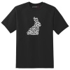 Just Kidding Kids "O Bunny" Short Sleeve T-Shirt -Black Photo
