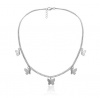 SilverCity Five Butterfly Exotic Choker Necklace - 40cm Photo