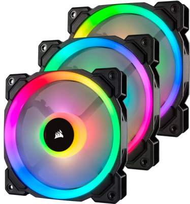 Photo of Corsair LL120 RGB 120mm Dual Light Loop RGB LED PWM Fan — 3 Fan Pack