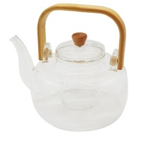 Medium Glass Tea Pot Infuser Coffee Pot 800ml