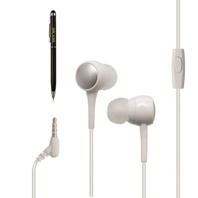 Photo of MR A TECH M19 Drumbeat universal earphone with mic – White