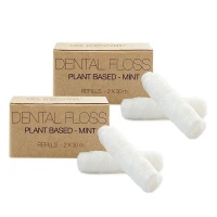 Plastic Free Tooth Dental Floss Plant based Pack of 2