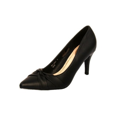 Ladies Bata Gelfit Formal Slip On Shoes Black 751 6061