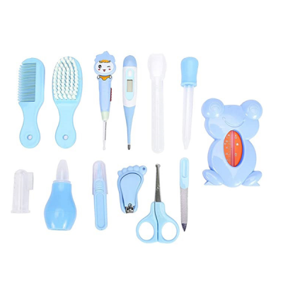13 Pieces Of Infant Baby Health Nursery Care Kit Set Blue