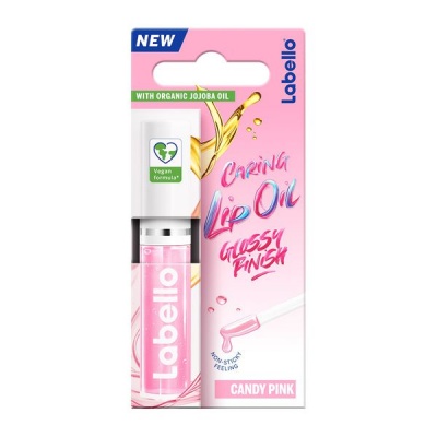 Photo of Labello Caring Lip Oil - Candy Pink - 5.1g