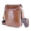 Nuvo - Adam Genuine Leather Crossbody Bag Cappuccino Tan Photo