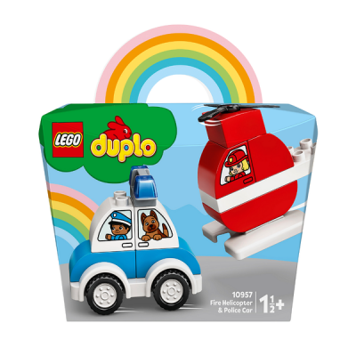 LEGO DUPLO My First Fire Copter and Police Car 10957