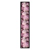 Print with Passion Pink Floral on Black Table Runner Photo