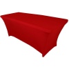 Stretch Trestle Tablecloth - Red Photo
