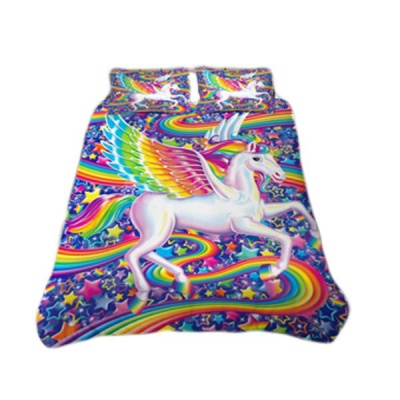 Photo of Unicorn Trends Splashy Stars Duvet Cover Set