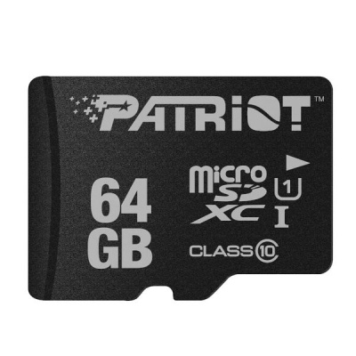 Photo of Patriot LX CL10 64GB Micro SDHC Card