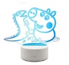 Spoonkie 3D LED: Peppa Pig George Optical Illusion Lamps Light Photo
