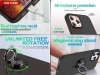 NXTech iPhone 12 Pro Smoky Black Ring Case & Tempered Glass Photo