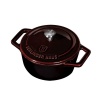 Berlinger Haus 10cm Enamel Coating Oven Safe Mini Pot with Lid - Burgundy Photo