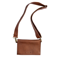 Mally Leather Bags Mally Bags Chic Genuine Leather Brown Sling Bag