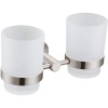 Fortis Stainless Steel Double Tumbler Holder - Satin Photo