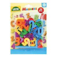 Lena Magnetic Numbers and Signs Set 3cm each 36 Pieces