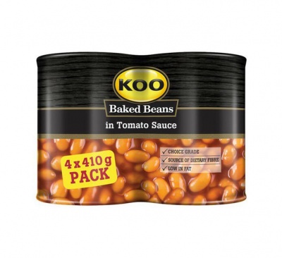 KOO Baked Beans In Tomato Sauce 12 x 410g