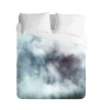 Imaginate Decor - Ombre Cloudy Teal and Purple watercolours Duvet Photo