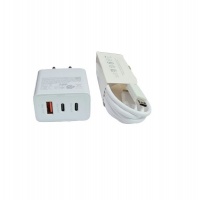 Super Fast 65W PD Power Adapter Trio Charger White