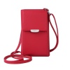IMIX Ladies Red Cellphone and Money Bag - WAL-SJ600-R Photo