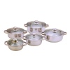 Condere 10 Pieces Stainless-Steel Pot Set - 16-24cm Photo