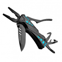Multitool Pocket Knife with Pliers Screwdrivers Bottle Opener Safety Lock