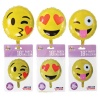 Bulk Pack x 12 Balloons Helium Foil Emoji Photo