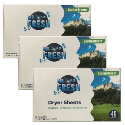 Mr Fresh Dryer Sheets Spring Breeze 3 Pack