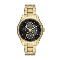 Armani Exchange Mens Gold Tone Stainless Steel Watch AX1875