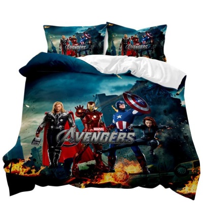 Photo of Avengers / Ultron 3D Printed Double Bed Duvet Cover Set