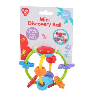 PlayGo Mini Discovery Sensory Baby Ball Toy with Texture Colour age 6m