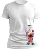 PepperSt Men's White T-Shirt - Colorful Illustration Photo