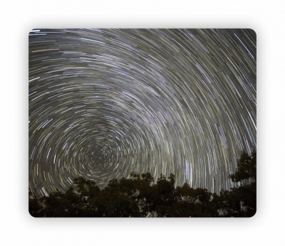Photo of Black Star Trail Mouse Pad