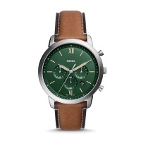 Fossil Mens Neutra Chronograph Tan Eco Leather Watch
