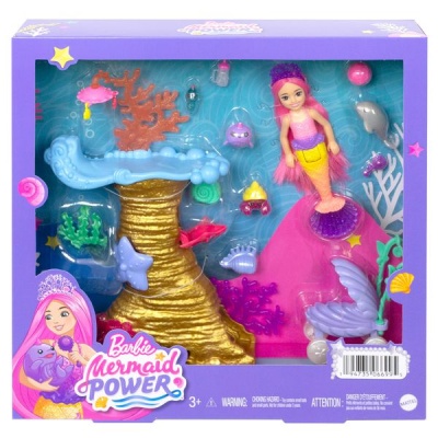 Barbie Mermaid Power Playset with Chelsea Mermaid Doll