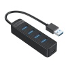 Orico 4 Port USB 3.0 Hub – Black Photo