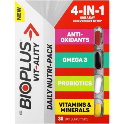 Bioplus Vit ality Supplement Daily NutriPack 4in1