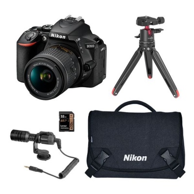 Photo of Nikon D5600 Body Only 18-55MM F/3.5-5.6G AF-P DX VR Vlogging Kit
