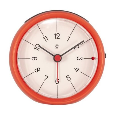 Photo of NeXtime 9.5cm "Otto" Plastic Round Alarm Clock with Snooze Function